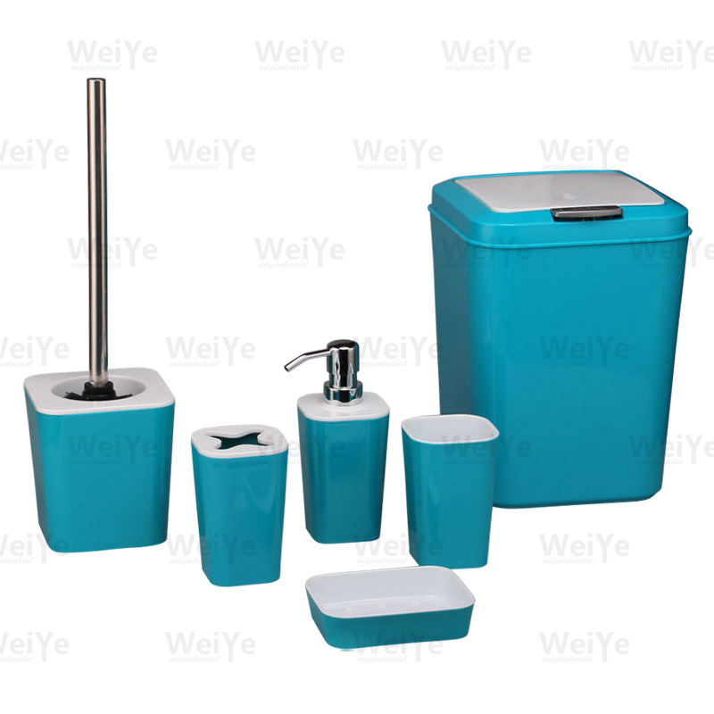 Bathroom Accessory Dispenser - 6 Piece - Green